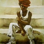 Boy in red cap - Holston